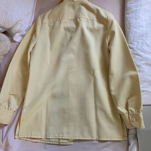 yellow button down - Picture 2 of 2